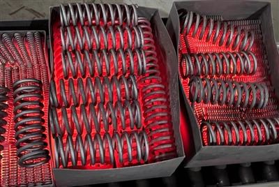 Cold plate spring in power battery cooling system
